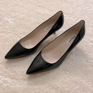 L.K. Bennet black kitten heels